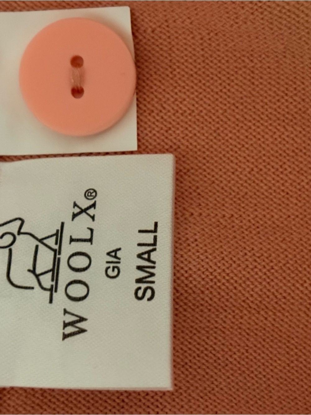 Woolx Women’s Pink Gia Button-Front Cardigan - Picture 4 of 7